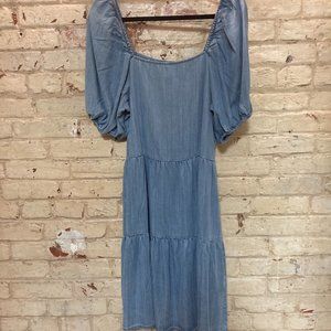 Tasha Polizzi Dolly Dress Washed Blue